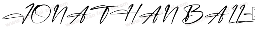JONATHAN BALL字体转换